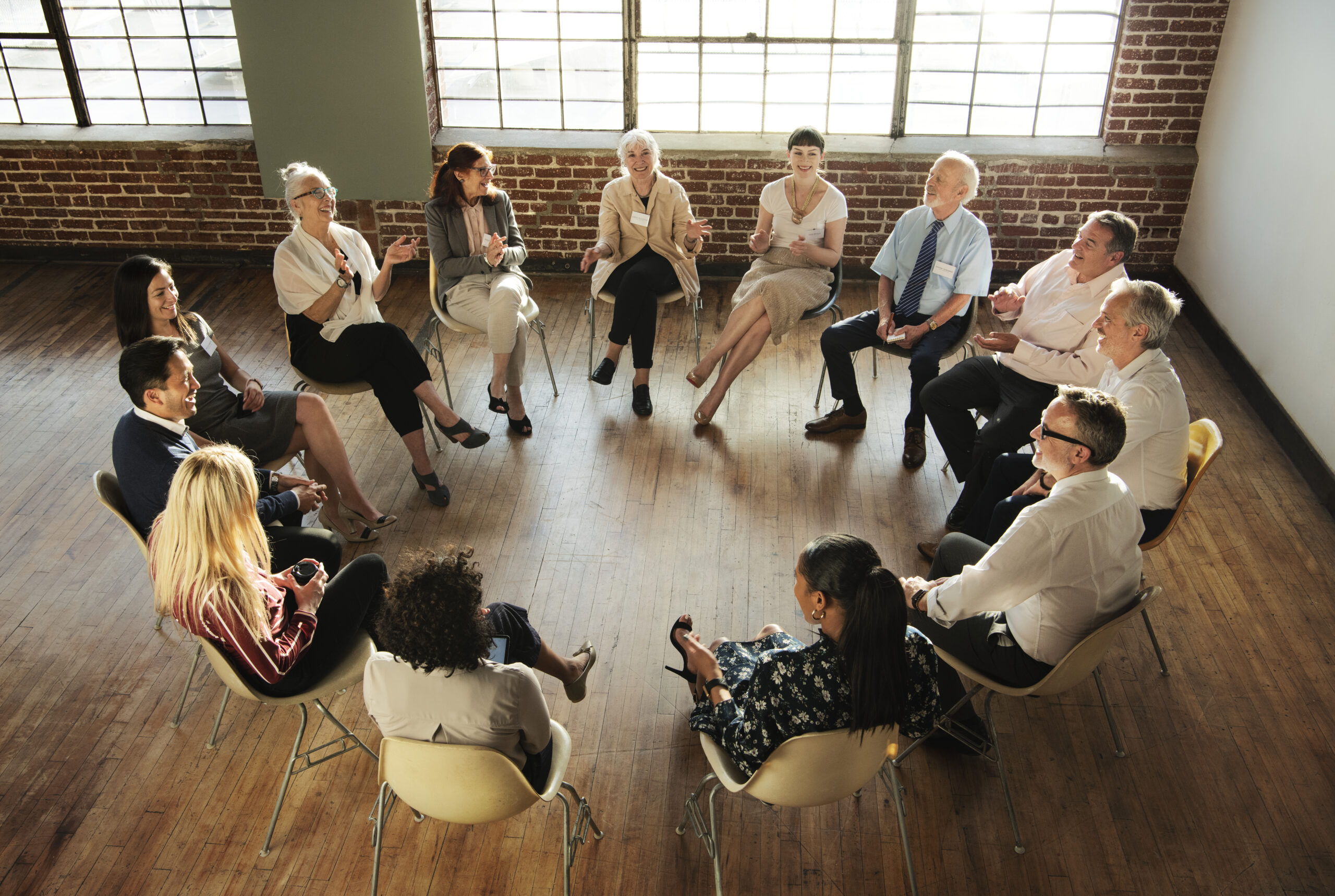 Group therapy in addiction recovery at Pioneer Behavioral Health in Longmeadow, MA.