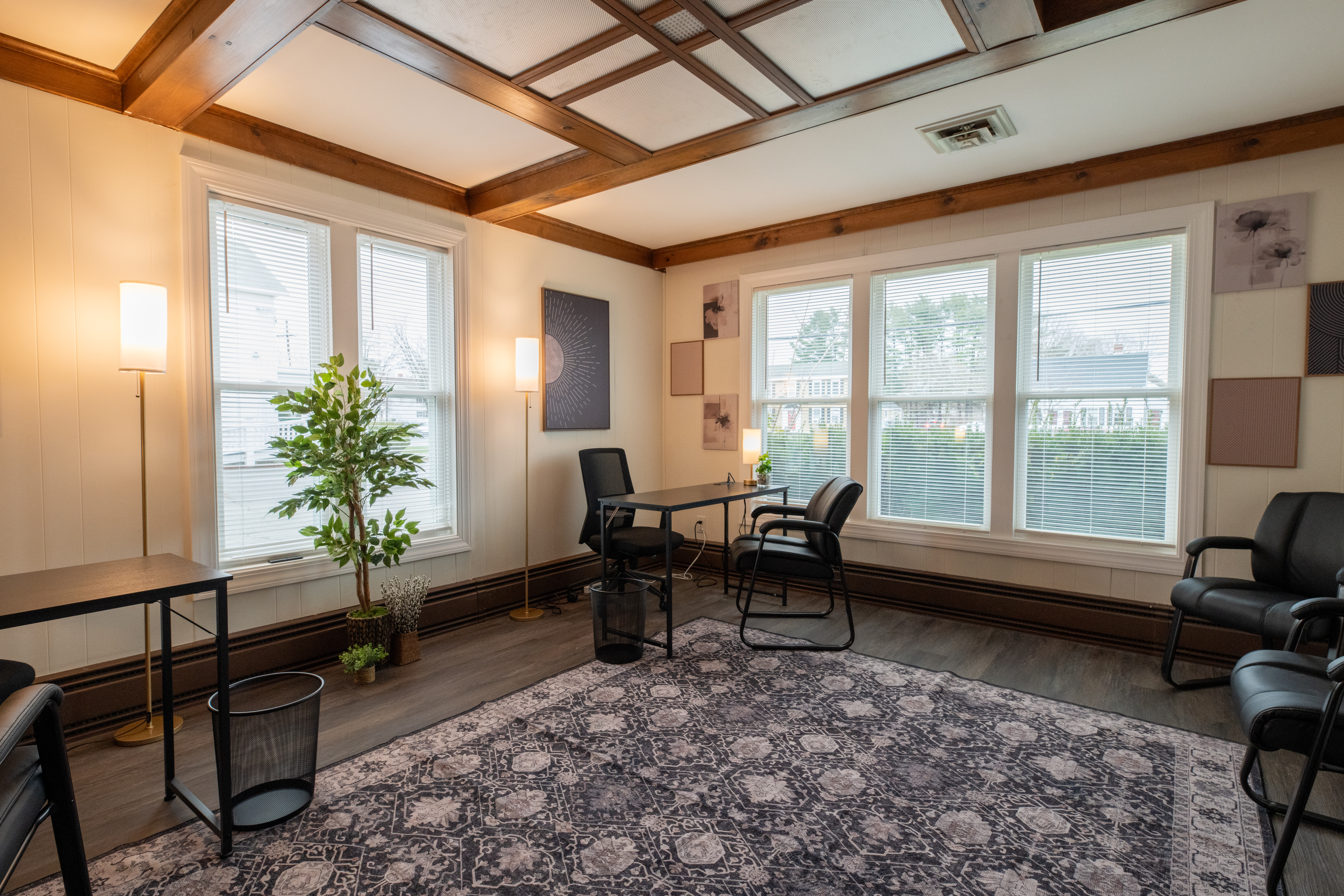 A photo of the interior of Pioneer Behavioral Health in Oxford, Massachusetts.