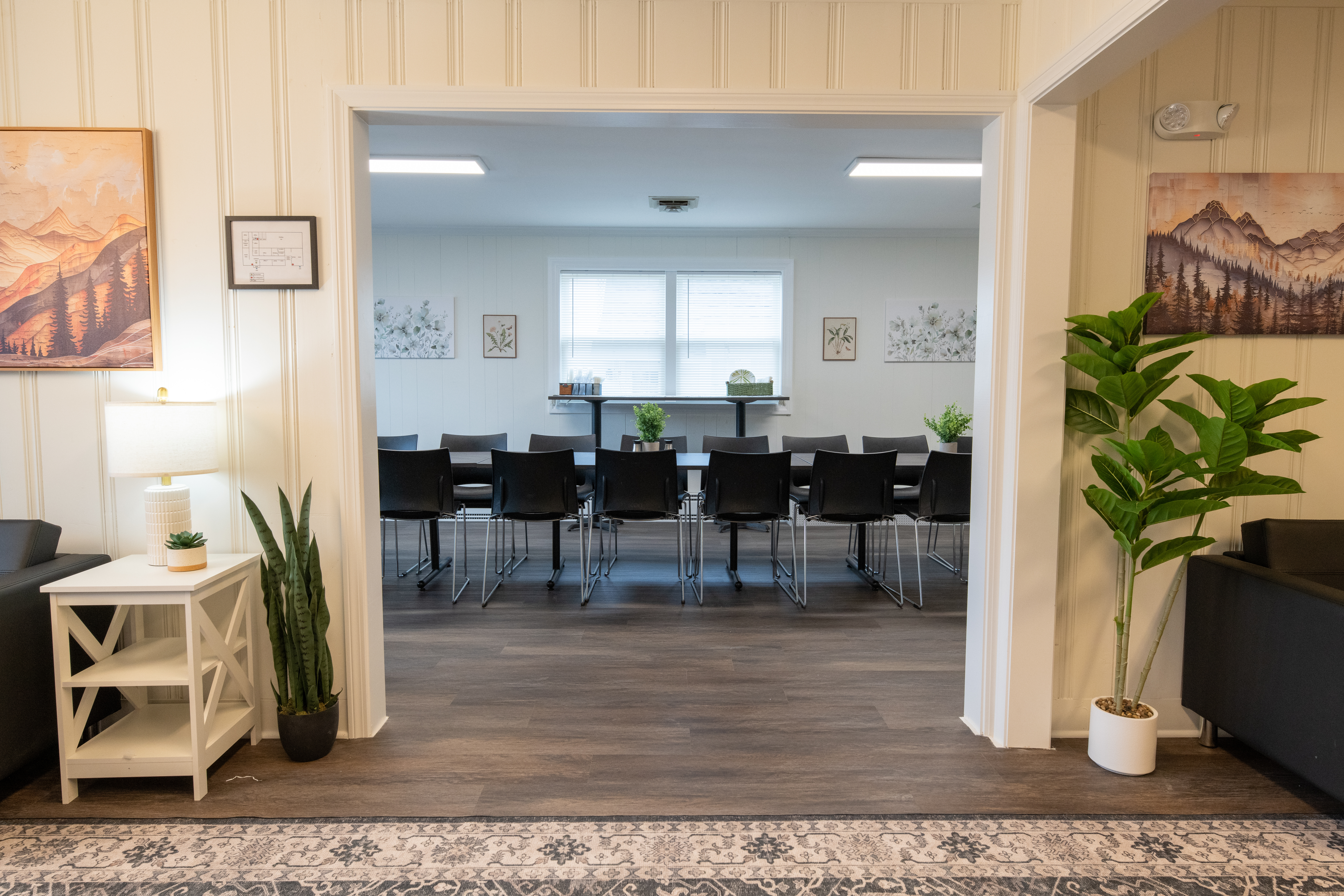 A photo of the interior of Pioneer Behavioral Health in Oxford, Massachusetts.