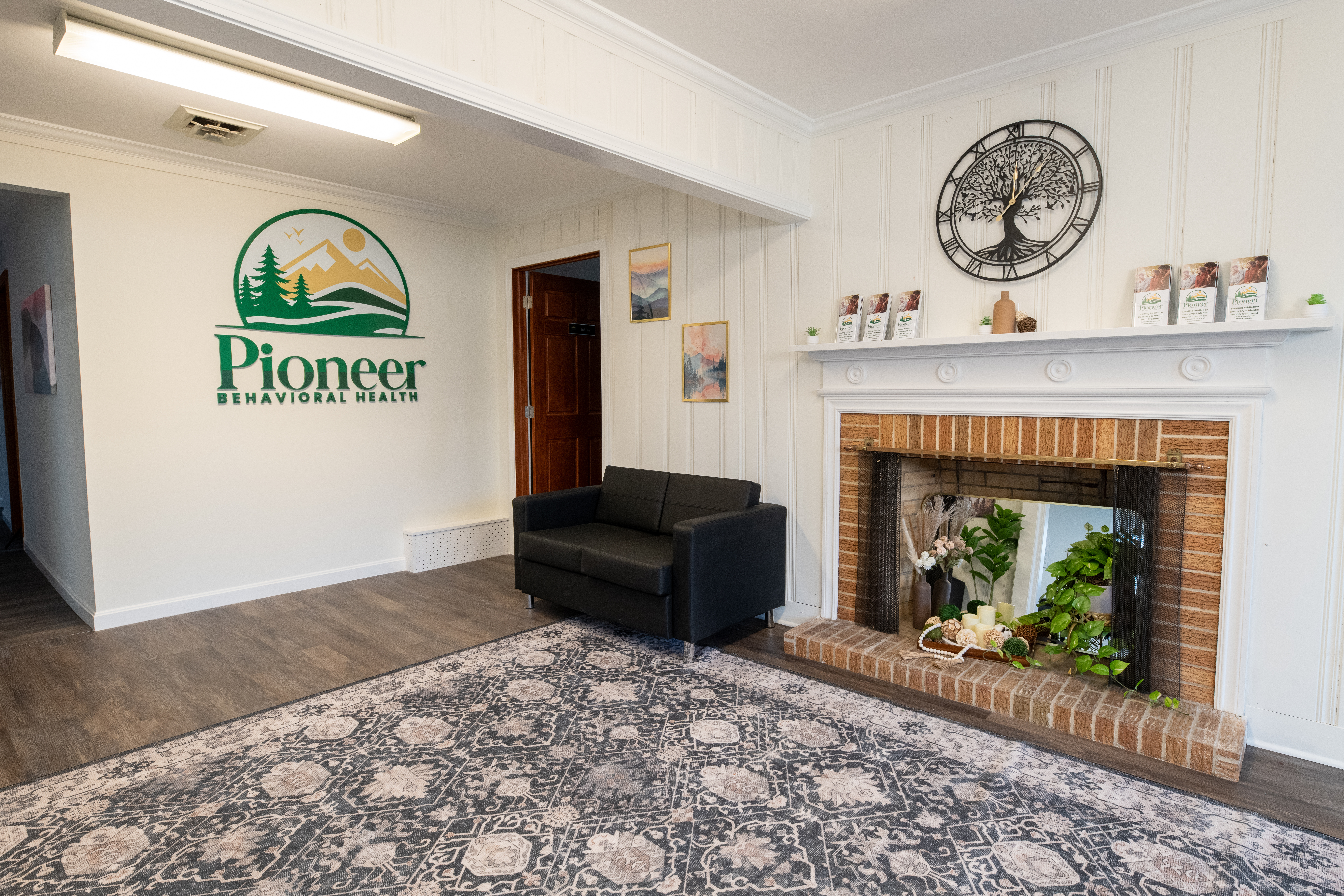A photo of the interior of Pioneer Behavioral Health in Oxford, Massachusetts.