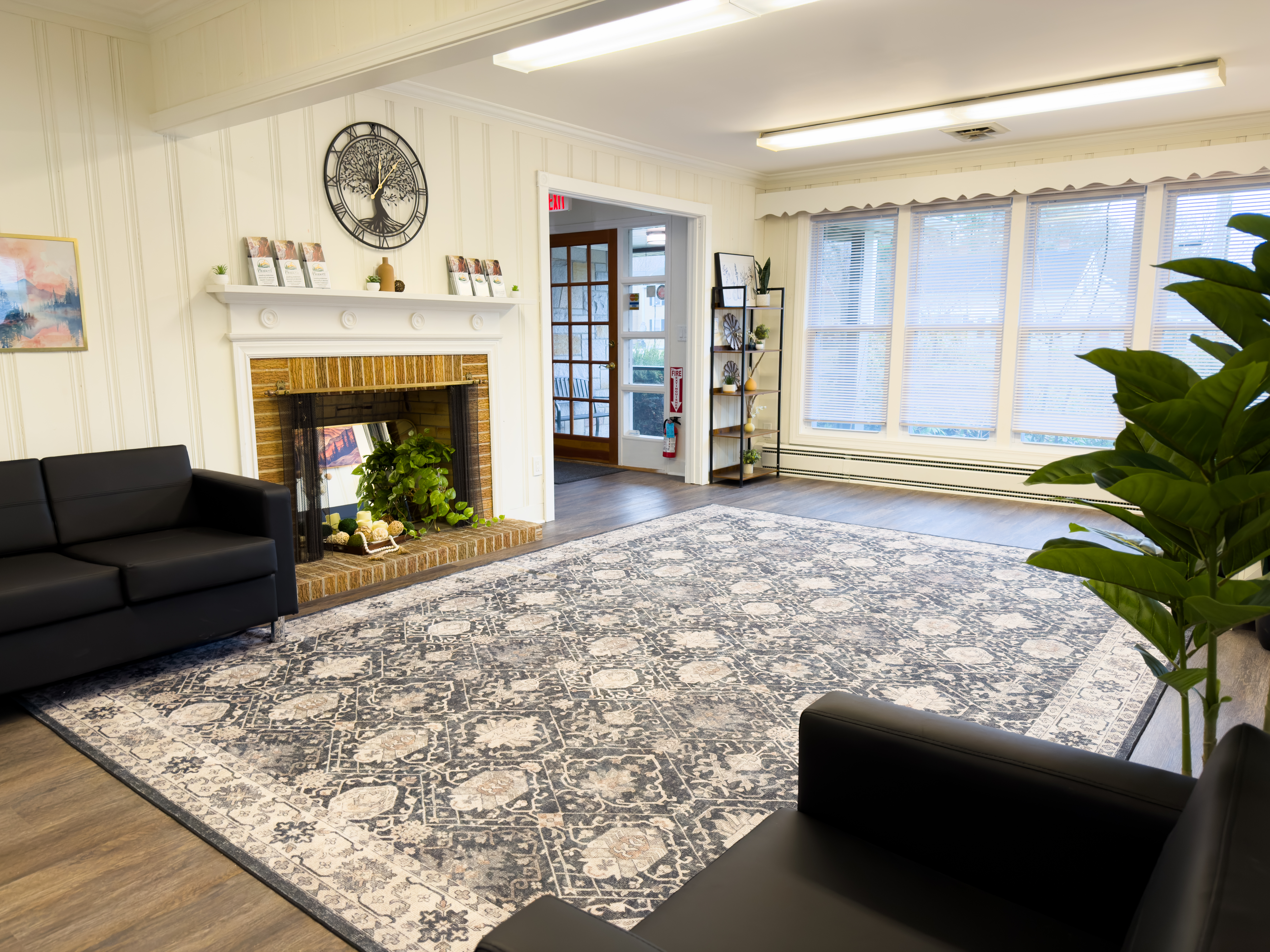 A photo of the interior of Pioneer Behavioral Health in Oxford, Massachusetts.