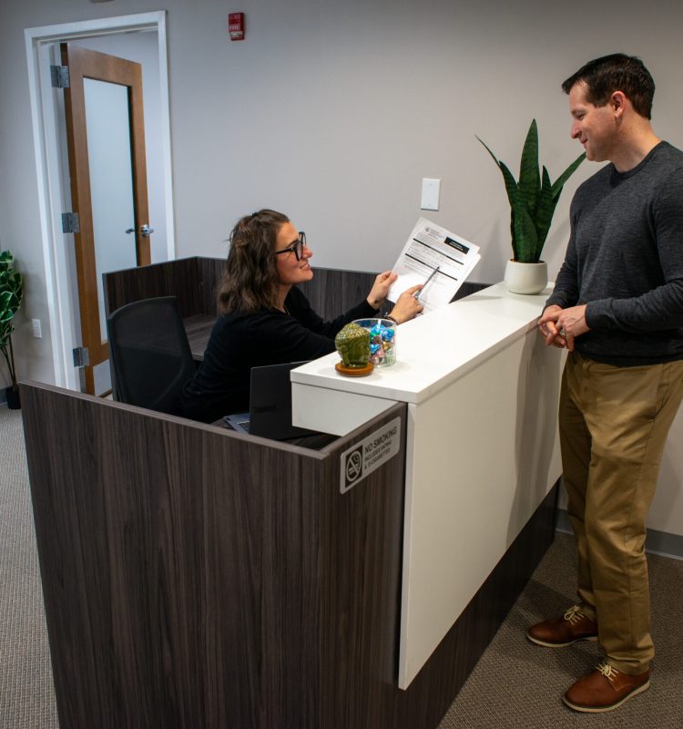 Workers at Pioneer Behavioral Health.