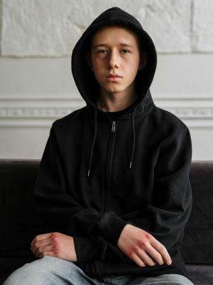 A teen in therapy for relapse prevention.